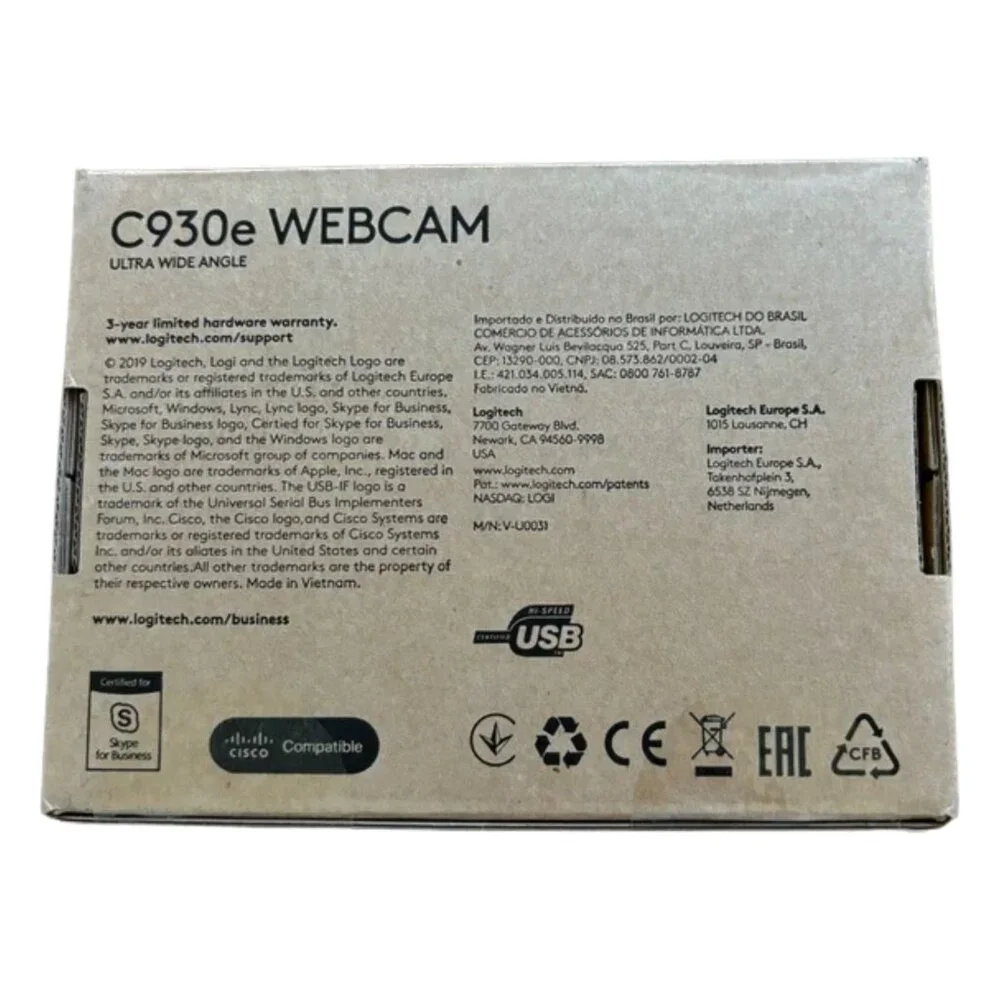 Logitech 930e Business HD 1080p Webcam